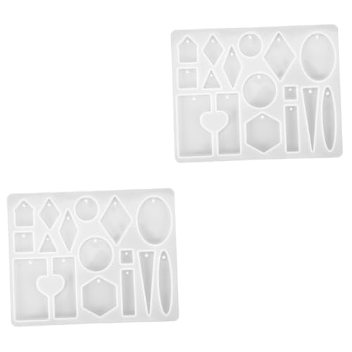 Tofficu 2 Stück Silikon Gießform Herz Anhänger für Diy Schmuck Epoxidharz Form für Ohrringe Schlüsselanhänger und Accessoires Langlebig und Leicht zu Entformen Tofficu 2 Stück Silikon Gießform Herz Anhänger für Diy Schmuck Epoxidharz Form für Ohrringe Schlüsselanhänger und Accessoires Langlebig und Leicht zu Entformen von Tofficu
