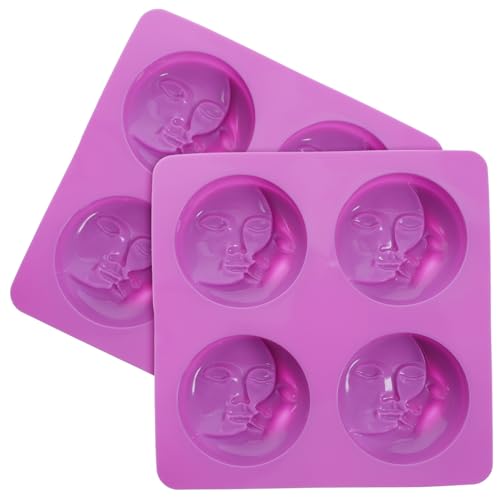 Tofficu 2 Stück Silikonform für DIY Seifen und Schokolade Fach Runde Doppelseitige Gesichtsform Flexible Hitzebeständige Back und Gießform für Kuchen Kerzen Handwerk Wiederverwendbar Tofficu 2 Stück Silikonform für DIY Seifen und Schokolade Fach Runde Doppelseitige Gesichtsform Flexible Hitzebeständige Back und Gießform für Kuchen Kerzen Handwerk Wiederverwendbar von Tofficu