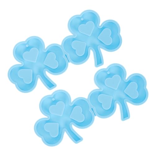 Tofficu 2 Stück Silikonformen Für Diy Farne Künstlich Kleeblatt-formharz Ohrringformen Schmuck Epoxidformen Silikon Gießform Für Anhänger Ohrringe Machen Kieselgel Blue Tofficu 2 Stück Silikonformen Für Diy Farne Künstlich Kleeblatt-formharz Ohrringformen Schmuck Epoxidformen Silikon Gießform Für Anhänger Ohrringe Machen Kieselgel Blue von Tofficu