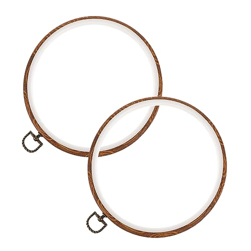 Tofficu 2 Stück Stickkreis Kreuzstichrahmen Holzimitat Stickrahmen DIY Stickrahmen Stickringe Kunststoff Stickrahmen Stickwerkzeuge Kunststoffkreise Tofficu 2 Stück Stickkreis Kreuzstichrahmen Holzimitat Stickrahmen DIY Stickrahmen Stickringe Kunststoff Stickrahmen Stickwerkzeuge Kunststoffkreise von Tofficu
