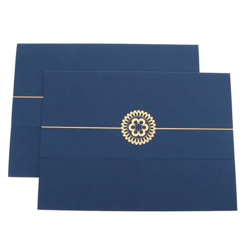 Tofficu 2 Stück Teiliges Diploma Cover Elegante Urkundenmappe aus Papier mit Goldgeprägtem Luxuriösem Design Leichte Tragbare Dokumentenmappe für Abschluss und Zertifikatsaufbewahrung für Tofficu 2 Stück Teiliges Diploma Cover Elegante Urkundenmappe aus Papier mit Goldgeprägtem Luxuriösem Design Leichte Tragbare Dokumentenmappe für Abschluss und Zertifikatsaufbewahrung für von Tofficu