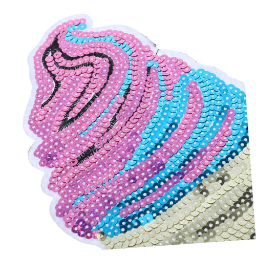 Tofficu 2 Stück Teiliges Eiscreme Pailletten Aufnäher zum Aufbügeln Dekorative DIY Applikationen für Jacken Rucksäcke Kleidung Vielseitige Stoffflicken zum Reparieren und Verzieren Tofficu 2 Stück Teiliges Eiscreme Pailletten Aufnäher zum Aufbügeln Dekorative DIY Applikationen für Jacken Rucksäcke Kleidung Vielseitige Stoffflicken zum Reparieren und Verzieren von Tofficu
