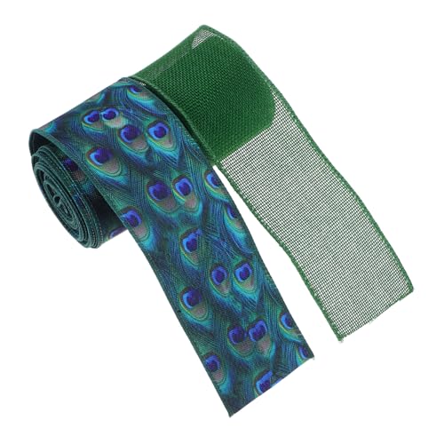 Tofficu 2 Stück Teiliges Grünes Drahtband Breit Polyester Pfauenfeder Dekoband für Blumensträuße Kränze Schleifen Geschenkverpackung Party Dekoration Diy Handwerk Tofficu 2 Stück Teiliges Grünes Drahtband Breit Polyester Pfauenfeder Dekoband für Blumensträuße Kränze Schleifen Geschenkverpackung Party Dekoration Diy Handwerk von Tofficu