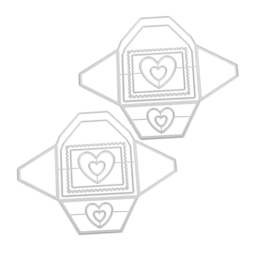 Tofficu 2 Stück Teiliges Metall Stanzschablonen Love Envelope Hintergrundrahmen Präzise Stanzformen für DIY Scrapbook Kartenherstellung Umschläge Vielseitig für Bastelprojekte Tofficu 2 Stück Teiliges Metall Stanzschablonen Love Envelope Hintergrundrahmen Präzise Stanzformen für DIY Scrapbook Kartenherstellung Umschläge Vielseitig für Bastelprojekte von Tofficu