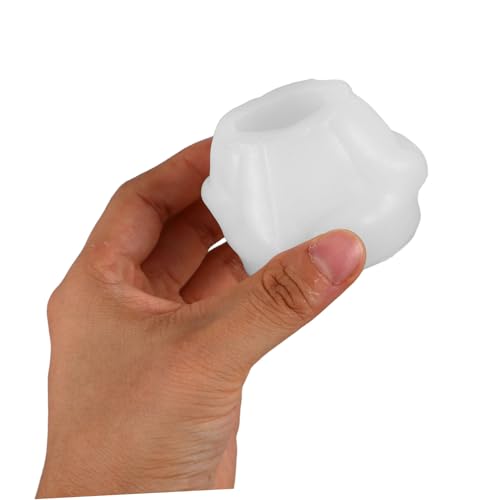 Tofficu 2 Stück Teiliges Rosenblüte Rosen Pfingstrosenform für Epoxidharz Kerzen Seife Eiswürfel DIY Handwerk von Tofficu