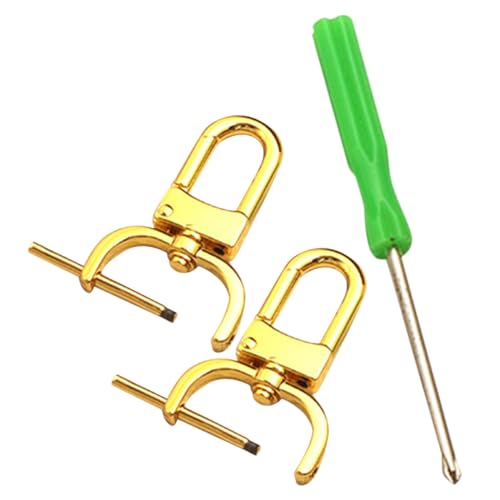 Tofficu 2 Stück Teiliges Schraubverschluss Karabiner Ersatz für Taschenriemen D-ring Reparatur Kompatibel mit Rucksack Lanyards Purse Zubehör Langlebig Tofficu 2 Stück Teiliges Schraubverschluss Karabiner Ersatz für Taschenriemen D-ring Reparatur Kompatibel mit Rucksack Lanyards Purse Zubehör Langlebig von Tofficu