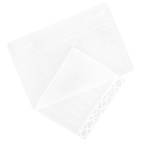 Tofficu 2 Stück Teiliges Silikon-gießform Diy-kalender Flexible Harz-form für Wochen Monatsplaner Präzise Details Multifunktional für Notiz Organisationshilfen Tofficu 2 Stück Teiliges Silikon-gießform Diy-kalender Flexible Harz-form für Wochen Monatsplaner Präzise Details Multifunktional für Notiz Organisationshilfen von Tofficu