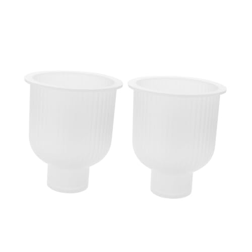 Tofficu 2 Stück Teiliges Silikonvase Gießform für DIY Spiegel Optik Harz Vasen Basteln und Wohnkultur Gipsform Handgefertigte Resin Vase Mold für Kunsthandwerk und Dekoration Tofficu 2 Stück Teiliges Silikonvase Gießform für DIY Spiegel Optik Harz Vasen Basteln und Wohnkultur Gipsform Handgefertigte Resin Vase Mold für Kunsthandwerk und Dekoration von Tofficu