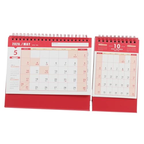 Tofficu 2-teiliger Stehtischkalender: 2026, Kleiner Klappkalender, Stehender Monatlicher Klapptisch, Staffelei Für Persönliches Zeitmanagement Bei Der Arbeit Oder in Der Schule Tofficu 2-teiliger Stehtischkalender: 2026, Kleiner Klappkalender, Stehender Monatlicher Klapptisch, Staffelei Für Persönliches Zeitmanagement Bei Der Arbeit Oder in Der Schule von Tofficu