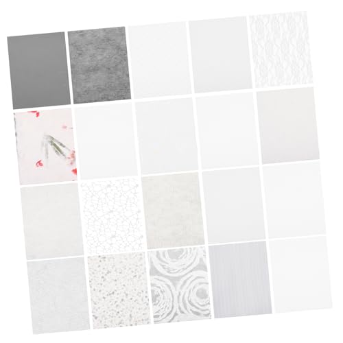 Tofficu 20 Blatt Mesh Special Paper Schrottbuchpapier Collagepapier sammelalbum DIY papier Vintage -Papier Scrapbooking-Materialien Schrottbuchungspapier Bastelmaterial selber machen von Tofficu