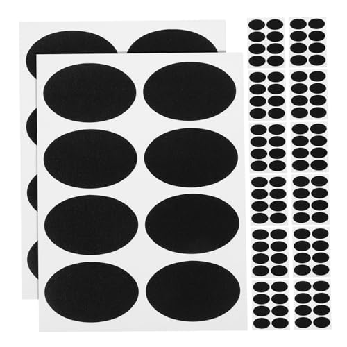 Tofficu 20 Blatt Teiliges Selbstklebender Gewürzflaschen Etiketten Schwarze Ovale Aufkleber Langlebig und Praktisch für Küchenaufbewahrung und Einfache Beschriftung Tofficu 20 Blatt Teiliges Selbstklebender Gewürzflaschen Etiketten Schwarze Ovale Aufkleber Langlebig und Praktisch für Küchenaufbewahrung und Einfache Beschriftung von Tofficu