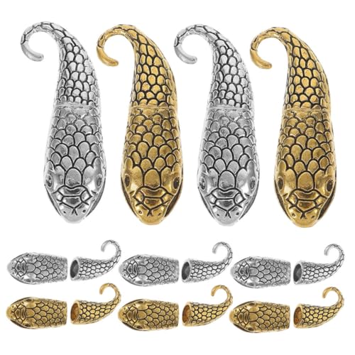 Tofficu 20 Paare Snake Toggle Verschlüsse für Armbänder und Halsketten Legierung Schmuckverbinder mit Praktischem Steckmechanismus Vielseitig für DIY Schmuckherstellung Kreative Bastelsets Tofficu 20 Paare Snake Toggle Verschlüsse für Armbänder und Halsketten Legierung Schmuckverbinder mit Praktischem Steckmechanismus Vielseitig für DIY Schmuckherstellung Kreative Bastelsets von Tofficu