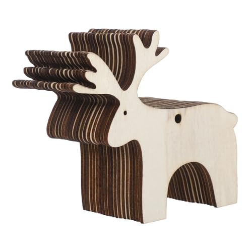 Tofficu 20 Rentier-ausschnitte: Diy-tierornamente Holz Zum Bemalen – Weihnachtsdekorationen Zum Aufhängen, Unbehandeltes Holz, bastelarbeiten Tofficu 20 Rentier-ausschnitte: Diy-tierornamente Holz Zum Bemalen – Weihnachtsdekorationen Zum Aufhängen, Unbehandeltes Holz, bastelarbeiten von Tofficu