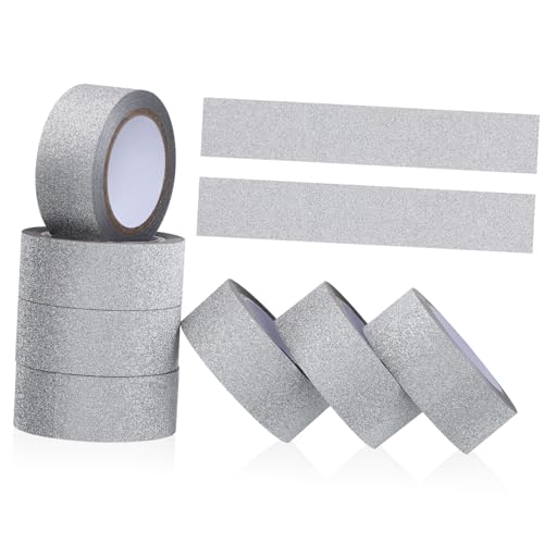 Tofficu 20 Rollen Glitzer Film Band Dekoratives Klebeband Zum Basteln Selbstklebender Dekorativer Bastelaufkleber Vorhang Lichterketten Silbernes Glitzer-klebeband Pastell Abdeckband Punkt Tofficu 20 Rollen Glitzer Film Band Dekoratives Klebeband Zum Basteln Selbstklebender Dekorativer Bastelaufkleber Vorhang Lichterketten Silbernes Glitzer-klebeband Pastell Abdeckband Punkt von Tofficu
