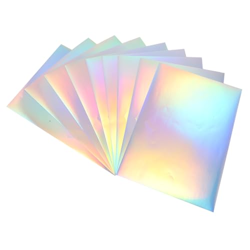 Tofficu 20 Stück Aufkleber mit Laserdruck aufkleber bedruckbar bedruckbare aufkleber stickern stickers adressetiketten sticker aufkleber stickerbögen aufklebebuchstaben Vinyl Papier von Tofficu