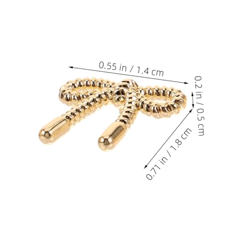 Tofficu 20 Stück Bowknot-legierungsknöpfe, Dekorative Metallknöpfe, Diy, Nähen, Basteln, Strickverschlüsse Für Damen, Pullover, Strickjacken, Mäntel, Kleider, 18 Mm von Tofficu