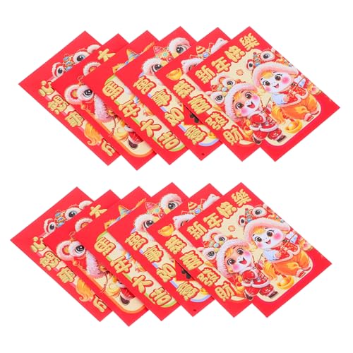 Tofficu 20 Stück Chinesische Rote Umschläge Jahr Des Pferdes mit Cartoon Pferde Stabile Papierqualität Festliche Neujahrs Geldbeutel für Hochzeit Geburtstag Party Tofficu 20 Stück Chinesische Rote Umschläge Jahr Des Pferdes mit Cartoon Pferde Stabile Papierqualität Festliche Neujahrs Geldbeutel für Hochzeit Geburtstag Party von Tofficu