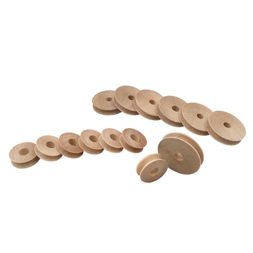 Tofficu 20 Stück DIY Holzräder für Kleine Runde Räder Hochwertigem Holz für Bastelprojekte Handgemachte Zubehörteile für Kreative DIY Ideen Tofficu 20 Stück DIY Holzräder für Kleine Runde Räder Hochwertigem Holz für Bastelprojekte Handgemachte Zubehörteile für Kreative DIY Ideen von Tofficu