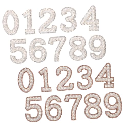 Tofficu 20 Stück Digitale Bügelaufkleber Verzierungsflicken zum Aufbügeln Rucksäcke Applikation Taschen Bügelbild Glitzer-Zahlenaufnäher Zahlen Patches für Hemden Nähennummer Patch Vlies Tofficu 20 Stück Digitale Bügelaufkleber Verzierungsflicken zum Aufbügeln Rucksäcke Applikation Taschen Bügelbild Glitzer-Zahlenaufnäher Zahlen Patches für Hemden Nähennummer Patch Vlies von Tofficu