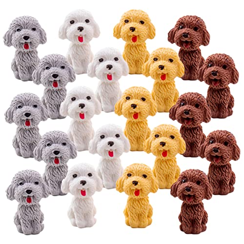 Tofficu 20 Stück Dog Eraser Form Karikatur Welpe Mutter Geformt Hund Lustig Hunde Süße Radiergummis Für Mädchen Welpengummis Radiergummi Für Schreibwaren Tpr Zufällige Farbe von Tofficu