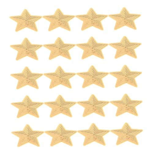 Tofficu 20 Stück Fünf-Punkte-Sternpatch mit Pailletten Sternpine Patches Paillettennähanapplikation Paillettenstern Applique Patch Sternflicken aufbügeln Kleideraufnäher das Haustier Khaki Tofficu 20 Stück Fünf-Punkte-Sternpatch mit Pailletten Sternpine Patches Paillettennähanapplikation Paillettenstern Applique Patch Sternflicken aufbügeln Kleideraufnäher das Haustier Khaki von Tofficu