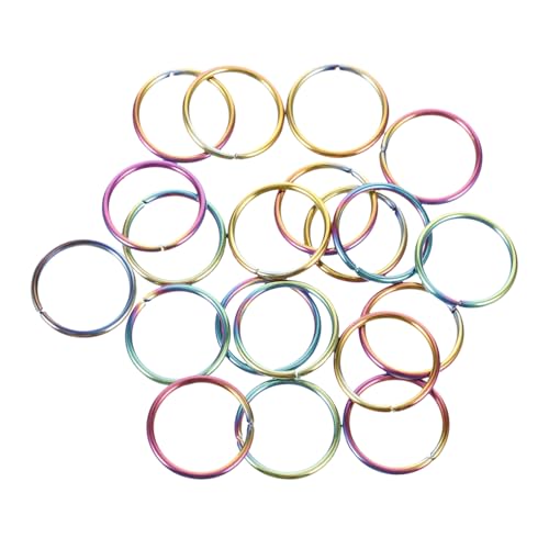 Tofficu 20 Stück Geschlossener Ring aus Edelstahl Metallring schlüssel ring schlüsselbund ring karte kleine Schlüsselanhänger runde Schlüsselanhänger Schlüsselbundringe Rostfreier Stahl Tofficu 20 Stück Geschlossener Ring aus Edelstahl Metallring schlüssel ring schlüsselbund ring karte kleine Schlüsselanhänger runde Schlüsselanhänger Schlüsselbundringe Rostfreier Stahl von Tofficu