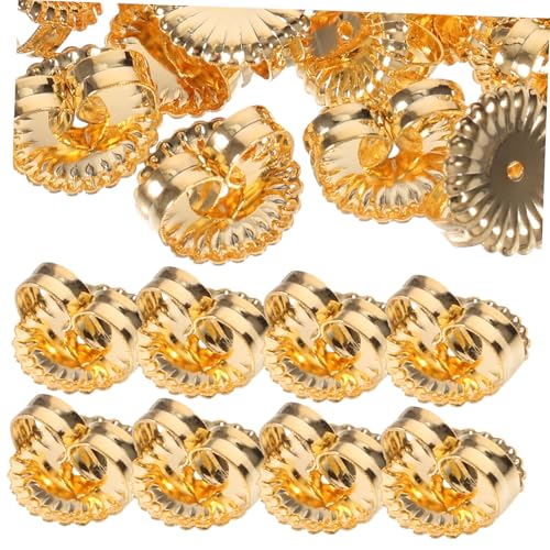Tofficu 20 Stück Hypoallergene Ohrstecker Verschlüsse aus Kupferfarbenem Sichere Ohrring Stopper für Damen Langlebige Schmuckzubehör für DIY Ohrring Basteln und Reparatur Tofficu 20 Stück Hypoallergene Ohrstecker Verschlüsse aus Kupferfarbenem Sichere Ohrring Stopper für Damen Langlebige Schmuckzubehör für DIY Ohrring Basteln und Reparatur von Tofficu