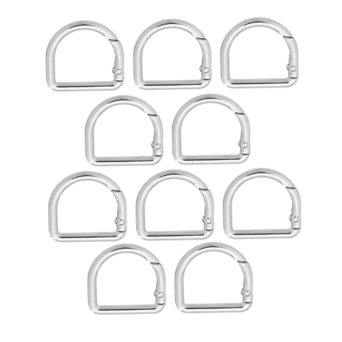 Tofficu 20 Stück Kleine Metall D-ring Karabiner Clips aus Langlebiger Zinklegierung mit Federverschluss Geeignet für Schlüsselanhänger Taschenriemen Haustierhalsbänder und Diy-projekte Tofficu 20 Stück Kleine Metall D-ring Karabiner Clips aus Langlebiger Zinklegierung mit Federverschluss Geeignet für Schlüsselanhänger Taschenriemen Haustierhalsbänder und Diy-projekte von Tofficu