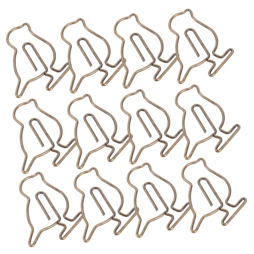 Tofficu 20 Stück Kreative Metall Büroklammern in Antikem mit Vogel design Kleine Praktische Paper Clips für Büro Zuhause und Geschenke Dekorativ und Leicht zu Verwenden Tofficu 20 Stück Kreative Metall Büroklammern in Antikem mit Vogel design Kleine Praktische Paper Clips für Büro Zuhause und Geschenke Dekorativ und Leicht zu Verwenden von Tofficu