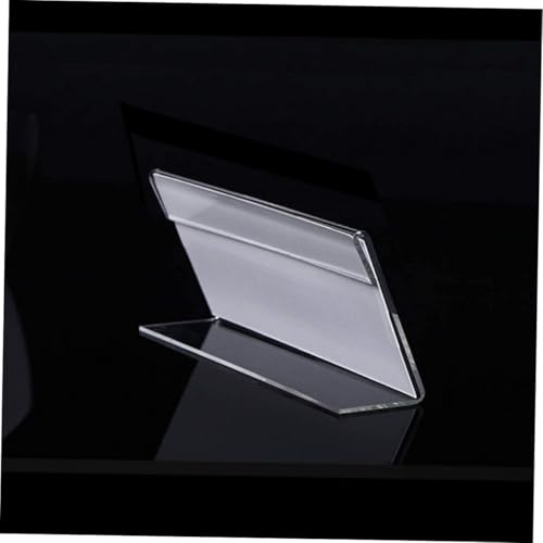 Tofficu 20 Stück Mini Tischaufsteller aus Robustem Material Handlich und Leicht als Preisschildhalter für Supermarkt Büro und Verkaufsräume Langlebig und Formstabil von Tofficu