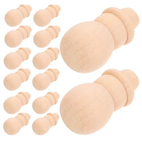 Tofficu 20 Stück Schneemann -puppen -ornamente Weihnachten Weihnachtsschneeme Weihnachtsfigur Weihnachtsschmuck Für Puppen Weihnachts-schneemann-puppe Dekoration Dekorate Unbemalt Bambus von Tofficu