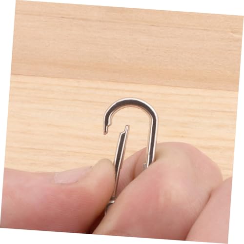 Tofficu 20 Stück Teiliges Alloy DIY Karabinerhaken Langlebige Federringverschlüsse für Schlüsselanhänger Taschen Bastelprojekte Einfache Handhabung Robust und Vielseitig für DIY Schmuck Tofficu 20 Stück Teiliges Alloy DIY Karabinerhaken Langlebige Federringverschlüsse für Schlüsselanhänger Taschen Bastelprojekte Einfache Handhabung Robust und Vielseitig für DIY Schmuck von Tofficu