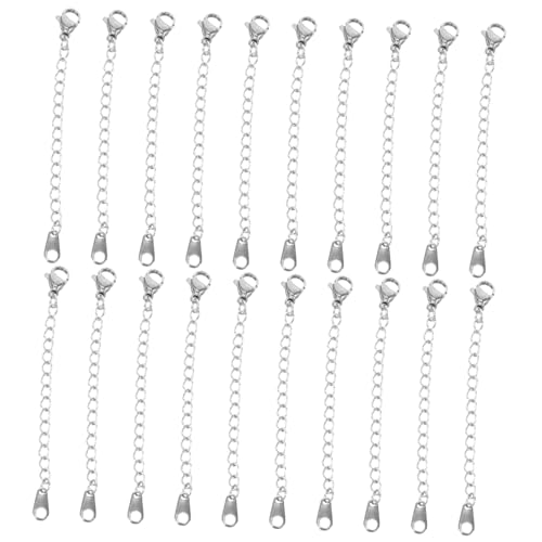Tofficu 20 Stück Teiliges Armbandverlängerungsset Kettenverlängerung für Armbänder und Fußkettchen Langlebig Tragbar und Vielseitig Einsetzbar von Tofficu