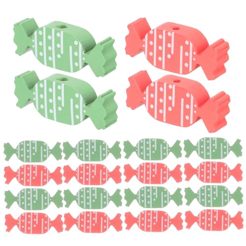 Tofficu 20 Stück Teiliges Candy-förmige Holzperlen zum Fädeln Bunte DIY Holzperlen für Weihnachtsdeko und Bastelprojekte Naturfarbene Lose Perlen für Handgemachte Schmuck Dekoideen Tofficu 20 Stück Teiliges Candy-förmige Holzperlen zum Fädeln Bunte DIY Holzperlen für Weihnachtsdeko und Bastelprojekte Naturfarbene Lose Perlen für Handgemachte Schmuck Dekoideen von Tofficu
