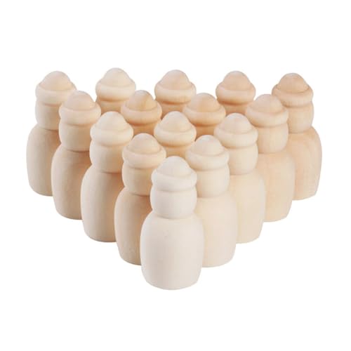 Tofficu 20 Stück Teiliges DIY Holzfiguren Bastelset für Kreative Mini Holzpuppen zum Bemalen Sicheres Glattes Holzspielzeug Fantasie und Handwerklichen Fähigkeiten Tofficu 20 Stück Teiliges DIY Holzfiguren Bastelset für Kreative Mini Holzpuppen zum Bemalen Sicheres Glattes Holzspielzeug Fantasie und Handwerklichen Fähigkeiten von Tofficu