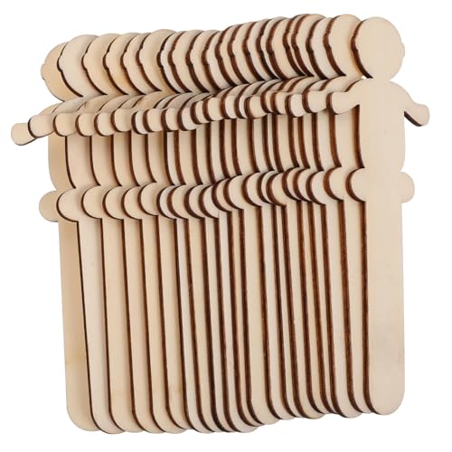 Tofficu 20 Stück Teiliges DIY Holzscheiben für Unvollendete Holzstücke zum Bemalen Kreative Graffiti Holzplatten Bastelmaterialien für Jungen und Mädchen Dekorative Handwerksprojekte von Tofficu