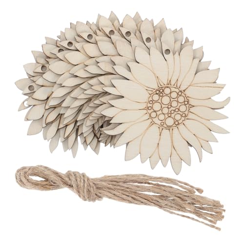 Tofficu 20 Stück Teiliges DIY Sonnenblumen Wanddekor aus Naturbelassenem Holz Handgefertigte Robuste Holzblumen mit Glatter Oberfläche für Kreative Bastelarbeiten und Wandgestaltung Tofficu 20 Stück Teiliges DIY Sonnenblumen Wanddekor aus Naturbelassenem Holz Handgefertigte Robuste Holzblumen mit Glatter Oberfläche für Kreative Bastelarbeiten und Wandgestaltung von Tofficu