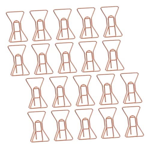 Tofficu 20 Stück Teiliges Dekorative Metall File Clips im Schmetterlingsdesign Praktische Büroklammern für Dokumente Notizen und Lesezeichen für Büro und Schule von Tofficu