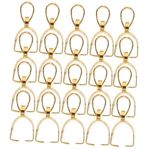 Tofficu 20 Stück Teiliges Edelstahl Schmuckverbinder Pinch Bails für Halsketten und Armbänder Langlebige Quetschperlen Anhängerschlaufen Rostfrei und Formbeständig für DIY Tofficu 20 Stück Teiliges Edelstahl Schmuckverbinder Pinch Bails für Halsketten und Armbänder Langlebige Quetschperlen Anhängerschlaufen Rostfrei und Formbeständig für DIY von Tofficu