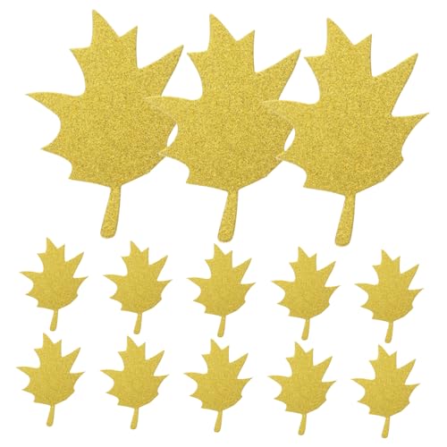 Tofficu 20 Stück Teiliges Goldene Glitzer Ahornblatt Papieranhänger Herbstliche Fall Leaves Cutouts Vielseitige Dekoration für Erntedank Herbstfeste und Partygestaltung Tofficu 20 Stück Teiliges Goldene Glitzer Ahornblatt Papieranhänger Herbstliche Fall Leaves Cutouts Vielseitige Dekoration für Erntedank Herbstfeste und Partygestaltung von Tofficu
