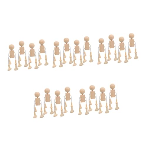 Tofficu 20 Stück Teiliges Holzfiguren zum Bemalen Biegsame Diy Holzpuppen für Fördert Kreativität und Feinmotorik Massivem Fein Geschliffenem Holz Vielseitig für und Bastelprojekte Tofficu 20 Stück Teiliges Holzfiguren zum Bemalen Biegsame Diy Holzpuppen für Fördert Kreativität und Feinmotorik Massivem Fein Geschliffenem Holz Vielseitig für und Bastelprojekte von Tofficu