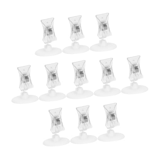Tofficu 20 Stück Teiliges Kunststoff Display Clips mit Rundem Sockel Leichter und Stabiler Preisetikettenhalter für Regale und Tabletts für Kleine Schilderanzeigen im Einzelhandel und Büro Tofficu 20 Stück Teiliges Kunststoff Display Clips mit Rundem Sockel Leichter und Stabiler Preisetikettenhalter für Regale und Tabletts für Kleine Schilderanzeigen im Einzelhandel und Büro von Tofficu