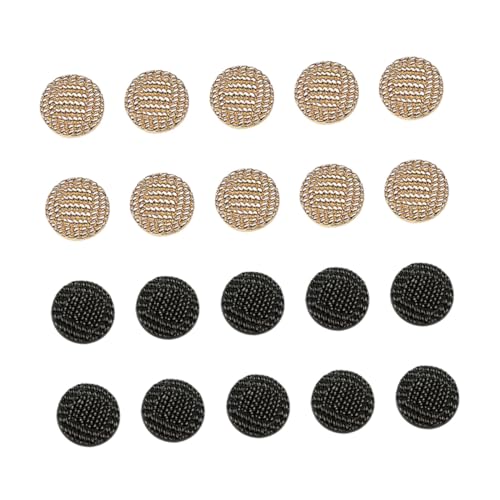 Tofficu 20 Stück Teiliges Metallknöpfe Unisex Langlebige Rostfreie Ersatzknöpfe mit Geeignet für Anzüge Blazer Mäntel Vielseitige Nähknöpfe für Kleidung und DIY Zubehör von Tofficu