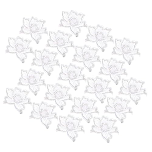 Tofficu 20 Stück Teiliges Weißes Stickerei Aufnäher Waschbare Blumen Patches zum Nähen und Aufbügeln Dekorative Kleidung Applikationen für DIY Reparaturen und Individuelle Tofficu 20 Stück Teiliges Weißes Stickerei Aufnäher Waschbare Blumen Patches zum Nähen und Aufbügeln Dekorative Kleidung Applikationen für DIY Reparaturen und Individuelle von Tofficu