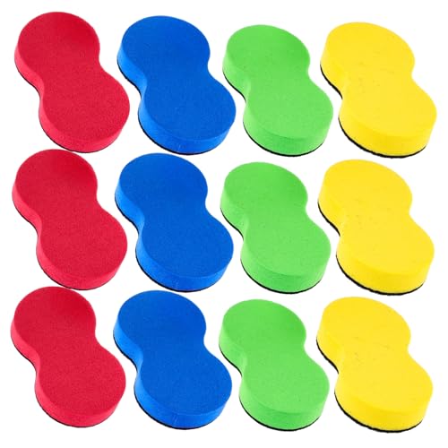Tofficu 20 Stück Teiliges Whiteboard Radiergummi Kleine Tragbare Waschbare Whiteboard Radierer aus EVA Filz ohne Magnet Farbige Mischung Langlebig und Komfortabel für Schule Büro und Tofficu 20 Stück Teiliges Whiteboard Radiergummi Kleine Tragbare Waschbare Whiteboard Radierer aus EVA Filz ohne Magnet Farbige Mischung Langlebig und Komfortabel für Schule Büro und von Tofficu