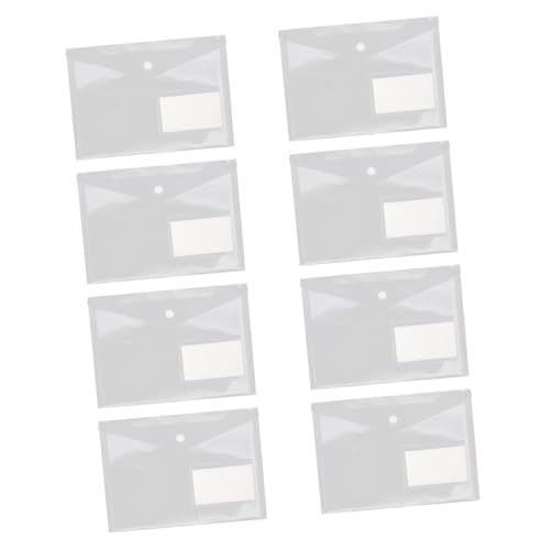 Tofficu 20 Stück Transparent Dokumententasche mit Druckknopf Teiliges aus Leichtem PP Material Große Kapazität mit Visitenkartenschlitz zur Organisierten Aufbewahrung von Unterlagen und Tofficu 20 Stück Transparent Dokumententasche mit Druckknopf Teiliges aus Leichtem PP Material Große Kapazität mit Visitenkartenschlitz zur Organisierten Aufbewahrung von Unterlagen und von Tofficu