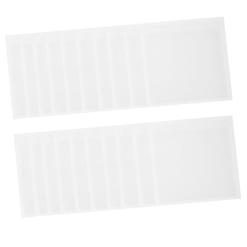 Tofficu 20 Stück Transparent Selbstklebende Etikettenhalter PVC Kartenhüllen für Lagerorganisation Schutz vor Wasser und Schmutz zum Beschriften und Einstecken von Labelkarten Tofficu 20 Stück Transparent Selbstklebende Etikettenhalter PVC Kartenhüllen für Lagerorganisation Schutz vor Wasser und Schmutz zum Beschriften und Einstecken von Labelkarten von Tofficu