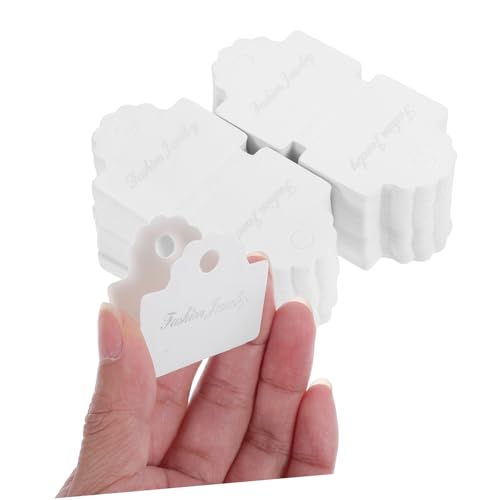 Tofficu 200 Stück Armband-displaykarten: Stabiler Halskettenhalter – Schmuckverpackungs-verkaufskarte Für Kleine Unternehmen – Passend Zum Aufhängen Von Schlüsselanhängern, Ohrringen Und von Tofficu
