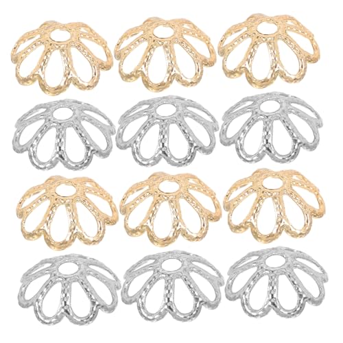 Tofficu 200 Stück Blüten Perlenkappen mit Spacer Funktion für Halsketten und Armbänder Metall Schmuckzubehör für DIY Schmuckherstellung und Kreative Bastelprojekte Tofficu 200 Stück Blüten Perlenkappen mit Spacer Funktion für Halsketten und Armbänder Metall Schmuckzubehör für DIY Schmuckherstellung und Kreative Bastelprojekte von Tofficu
