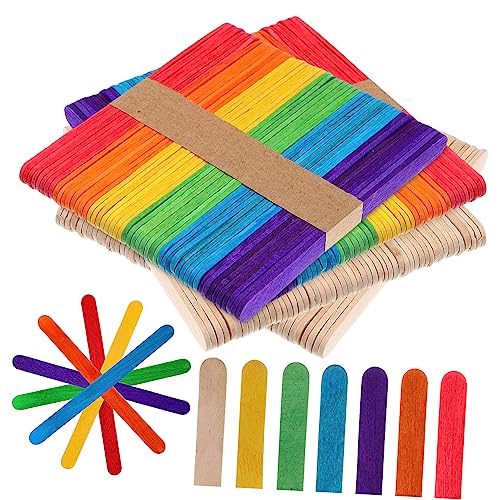 Tofficu 200 Stück Bunte Holz Eisstäbchen Naturholz für Diy Projekte Robuste Glatte und Vielseitige Bastelstäbchen für Kreative Anwendungen Tofficu 200 Stück Bunte Holz Eisstäbchen Naturholz für Diy Projekte Robuste Glatte und Vielseitige Bastelstäbchen für Kreative Anwendungen von Tofficu